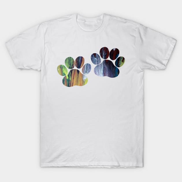 Dog paws T-Shirt by TheJollyMarten